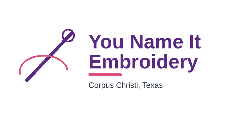 You Name It Embroidery Logo